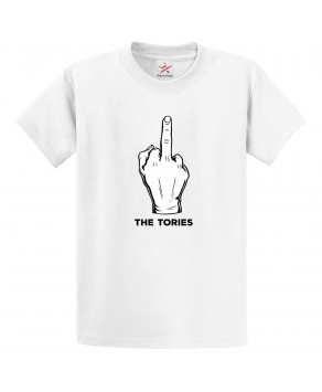  The Tories Anti-Conservative Out Tories Graphic Print Style Political Unisex Kids & Adult T-shirt